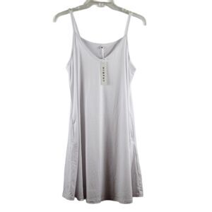 MisFay White Women's Sleeveless Full Slip Sleepdress Camisole Medium 028